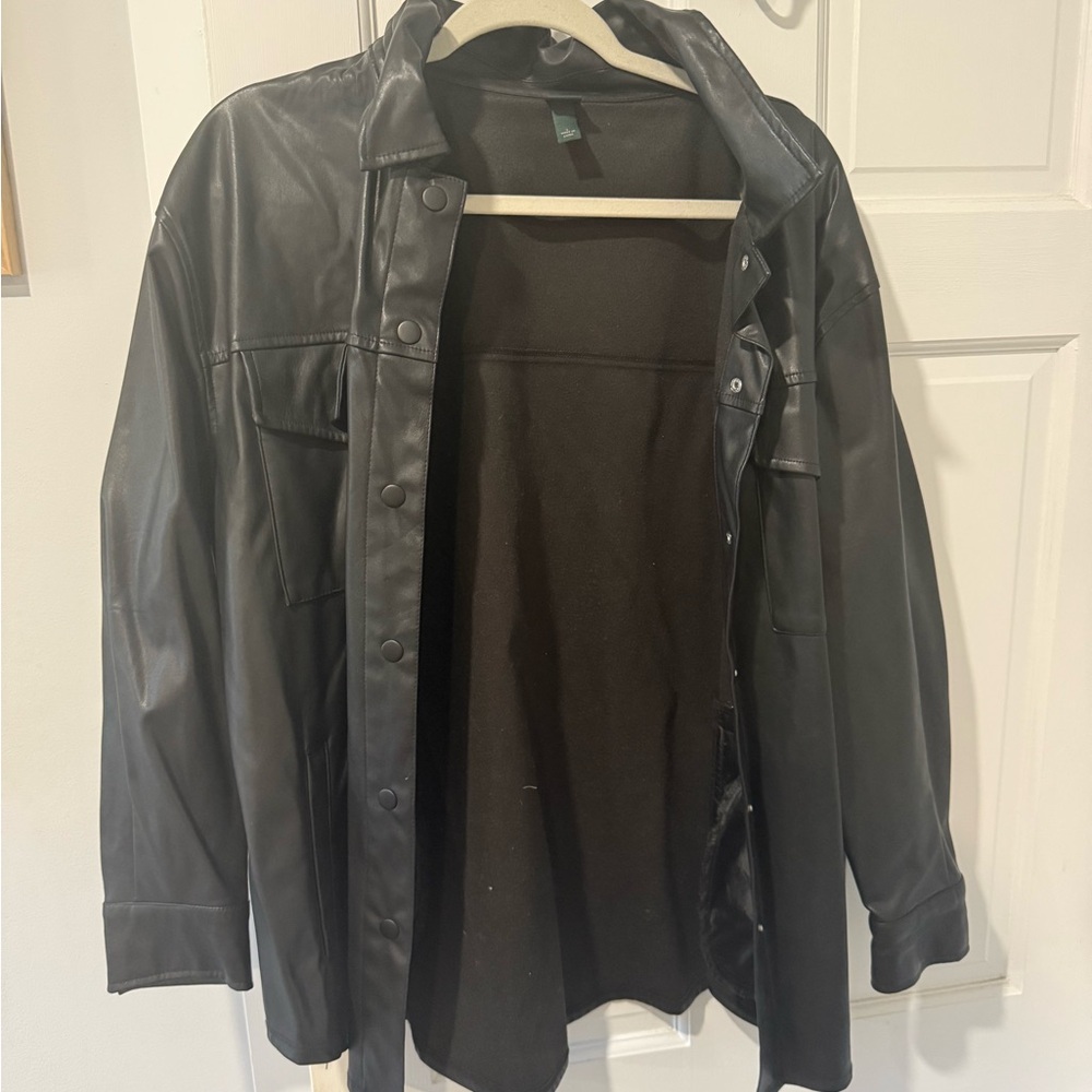 Wild Fable Black Leather Jacket